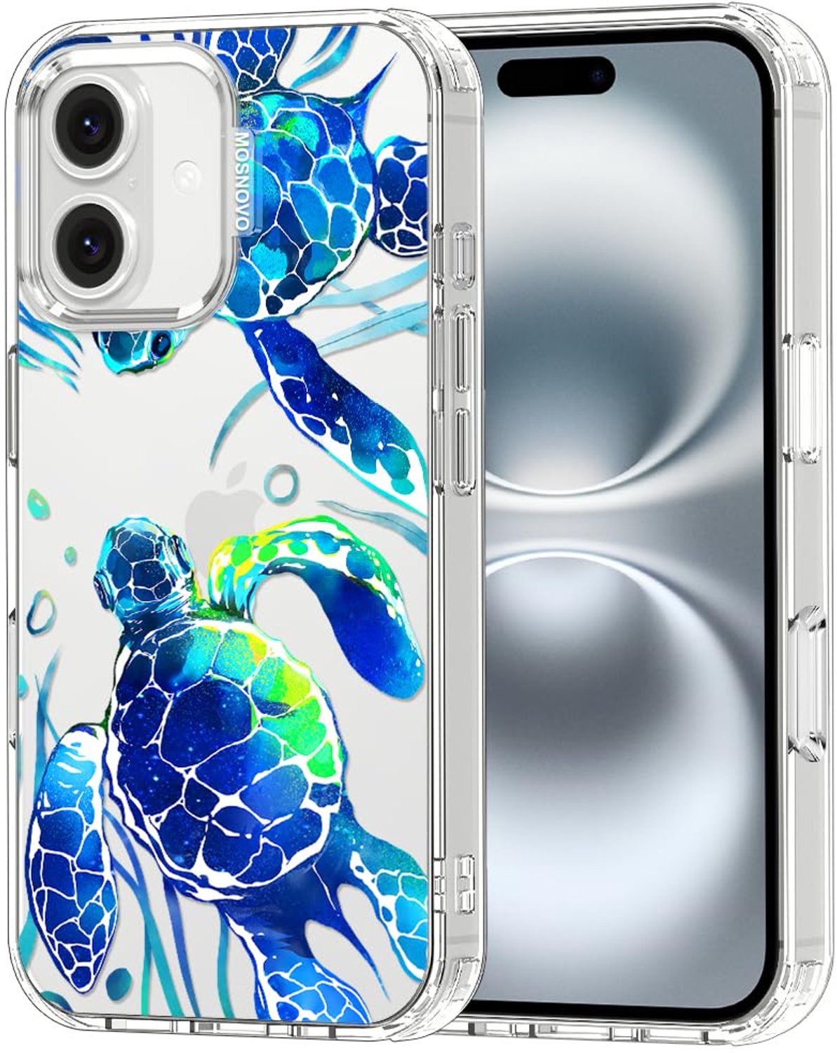 Transparante Shockproof Case voor MOSNOVO Plus met Zeeschildpadprint