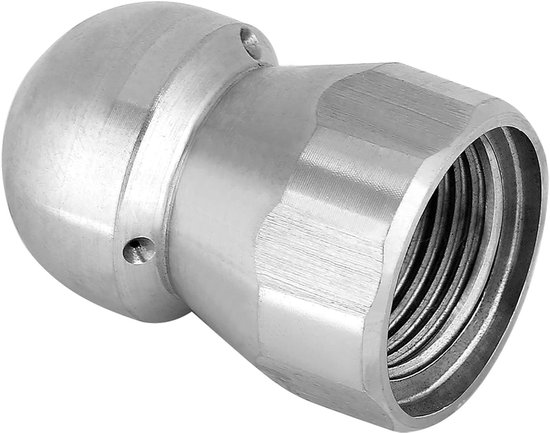 Afvoerreinigingsmondstuk 3/8" - roestvrij staal - duurzaam ontwerp - voor hogedrukreiniger - ServiceTopper — afbeelding 5