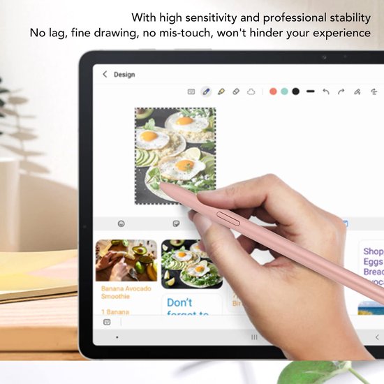 Vervangende Stylus Pen voor Tab S7 en S7 Plus, Goud — afbeelding 2