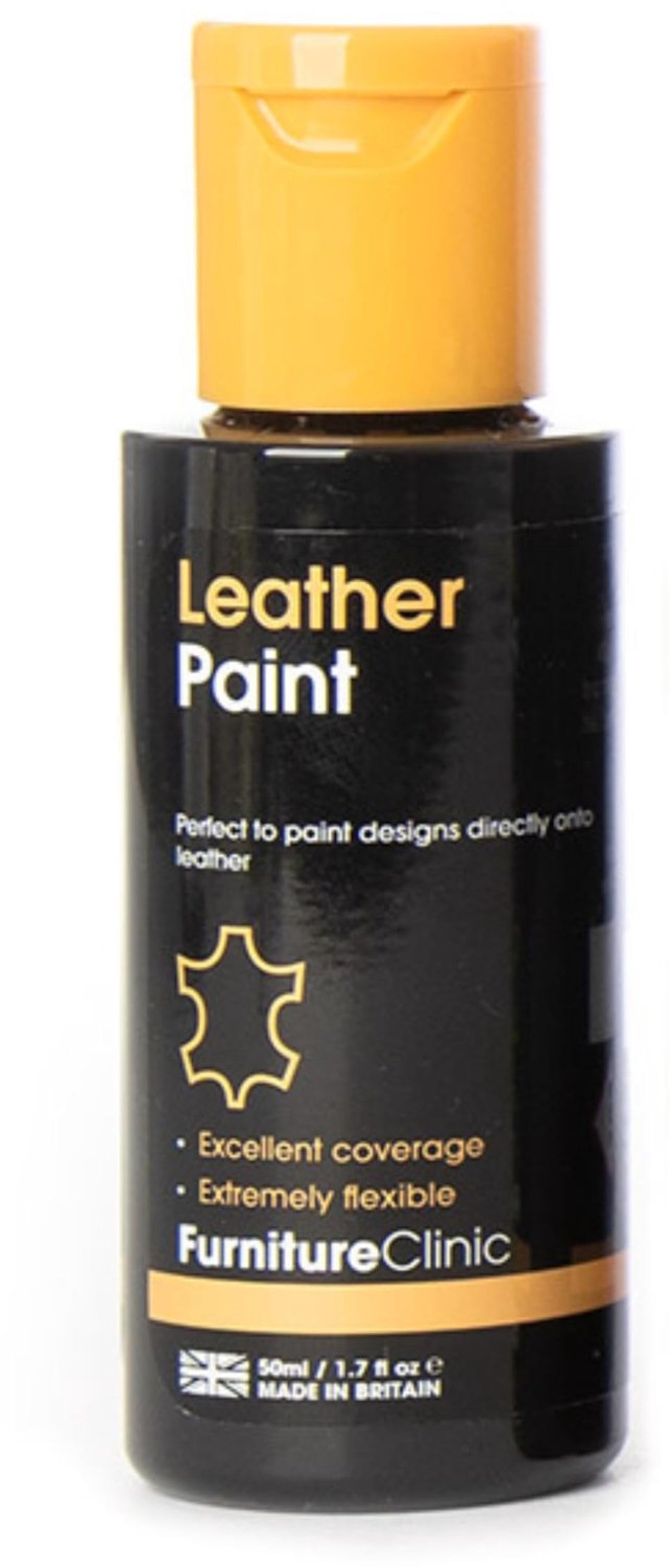 Leren Verf - Flexibel en Duurzaam - Zwart 50ml