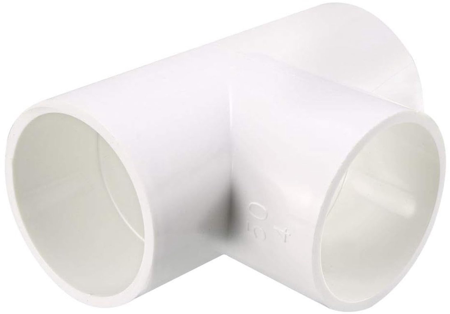 Pijpfitting Slip Tee - 50 mm PVC - 3-weg Koppelingsverbinding - Tuinwaterpijpadapter - Sanitair - Duurzaam en Slagvast - PVC Connector