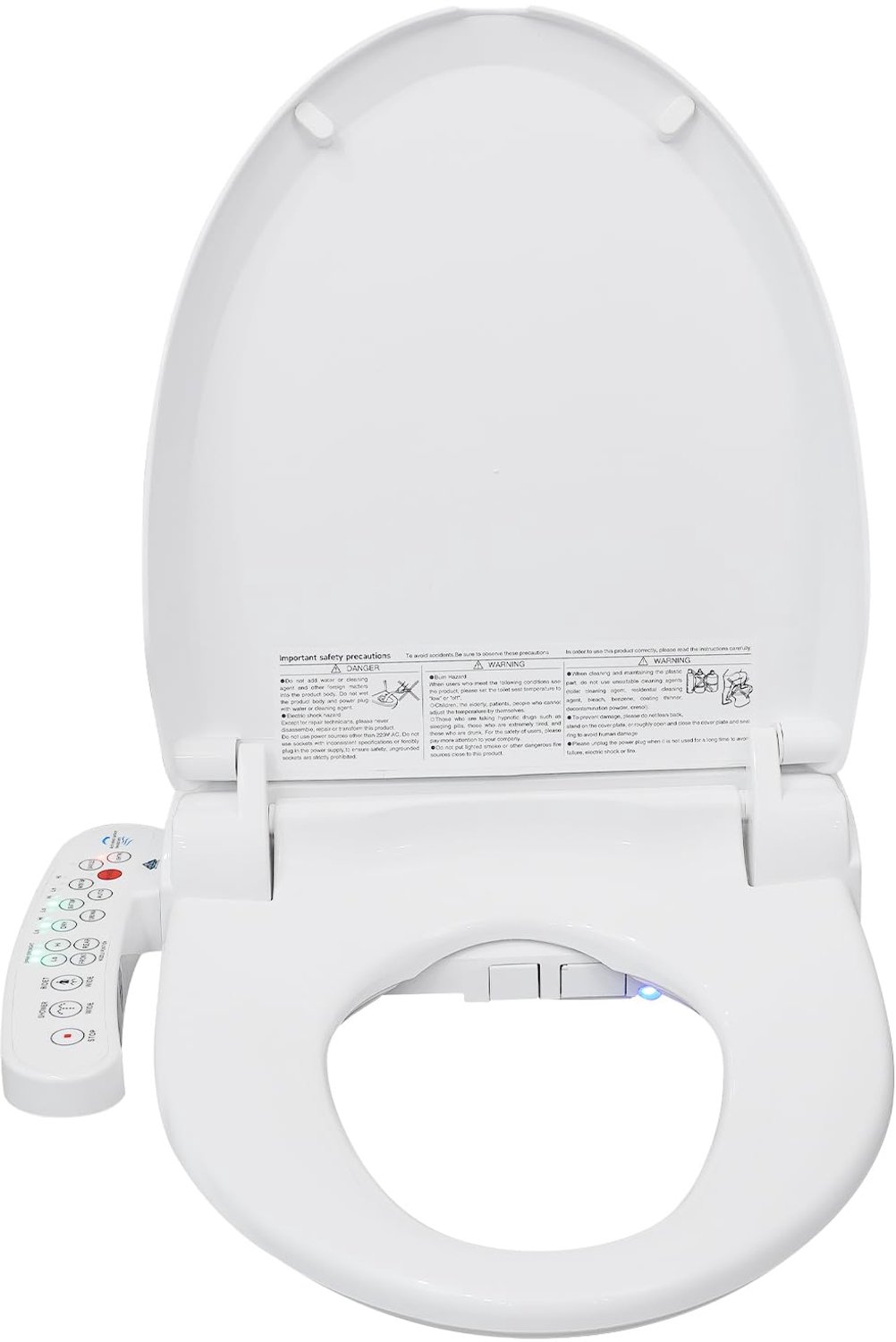 Slimme Toiletbril met Verstelbare Waterdruk en Verwarming