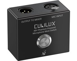 XLR Mute Switch voor Microfoons met LED Indicator