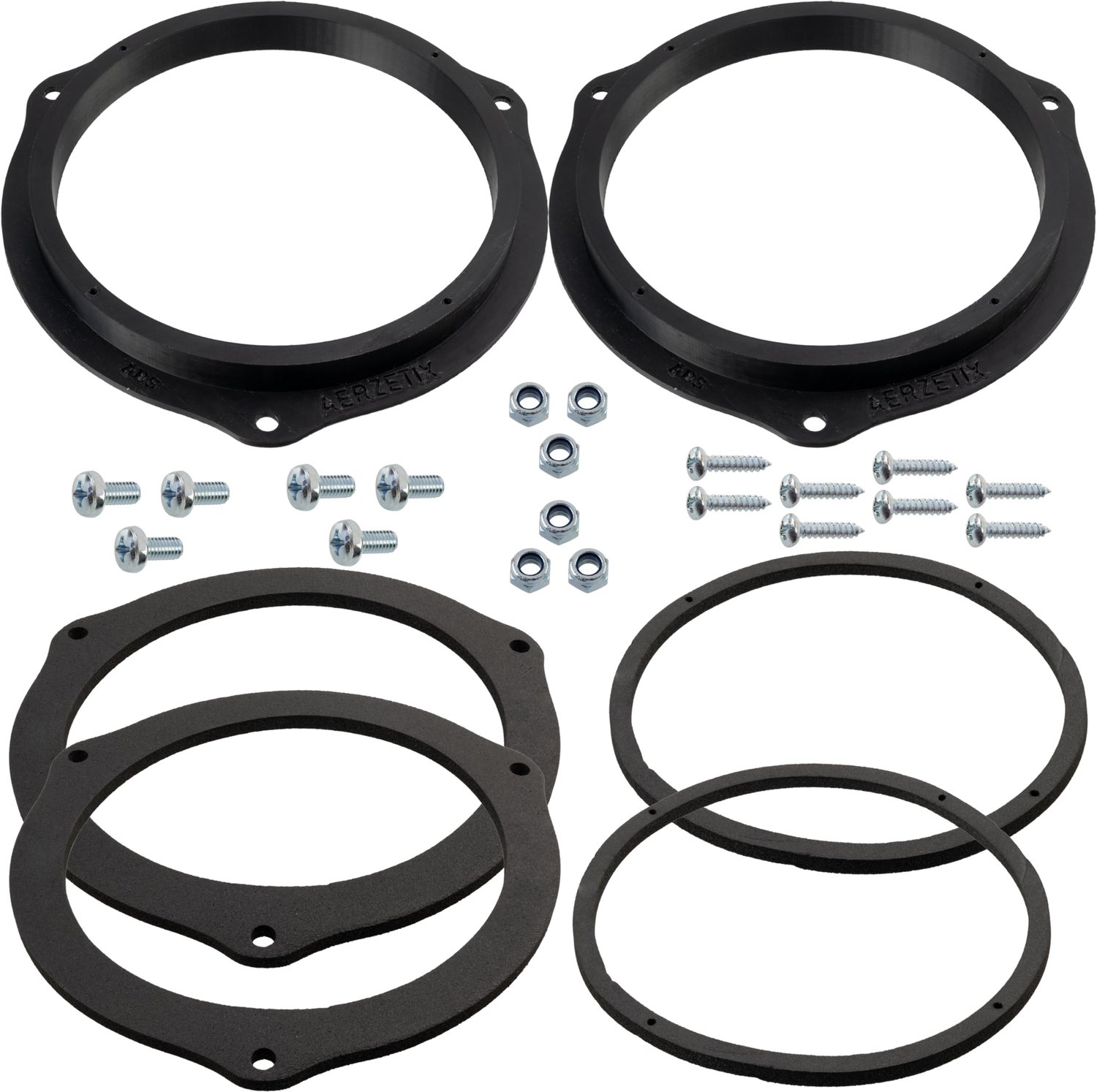 Set van 2 Luidspreker Adapters Ø165 mm voor Opel & Fiat