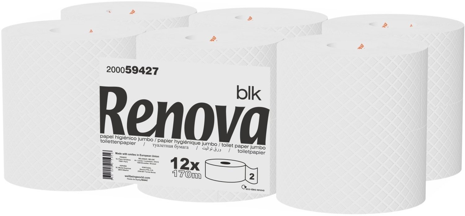 Jumbo toiletpapier - 12 rollen