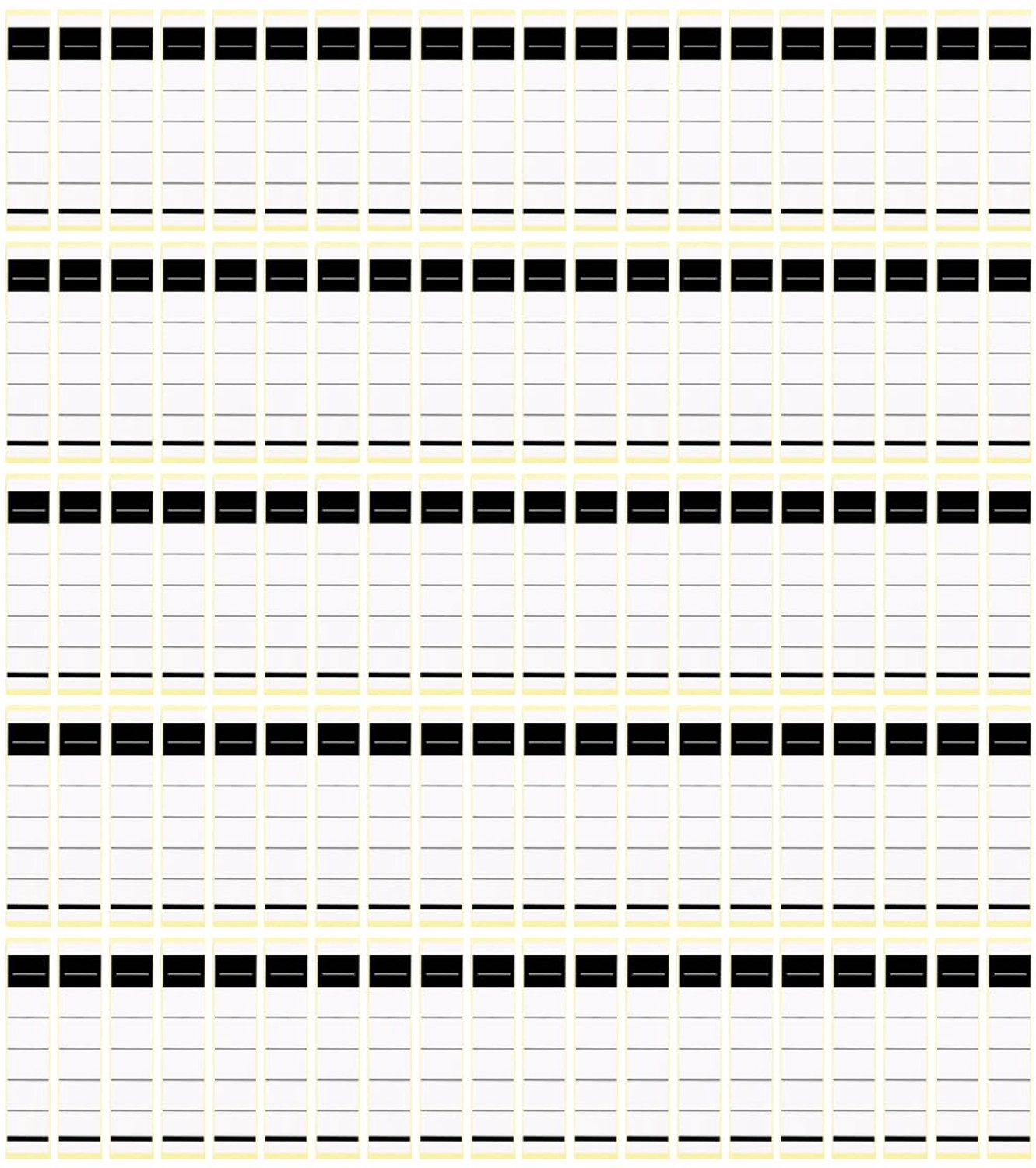 Zelfklevende Stickers voor Mappen - 3.5 x 19 cm