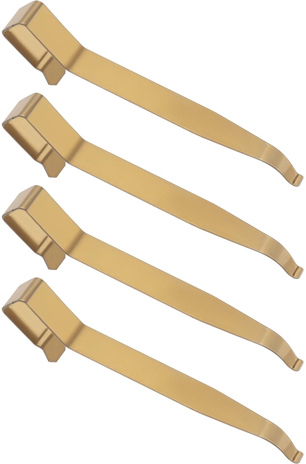 Push Plate Actuator Goud - 4 Stuks - Vervangende Veer - Roestvrij Staal - Compatibel met Geberit - Lange Levensduur - Toiletknop