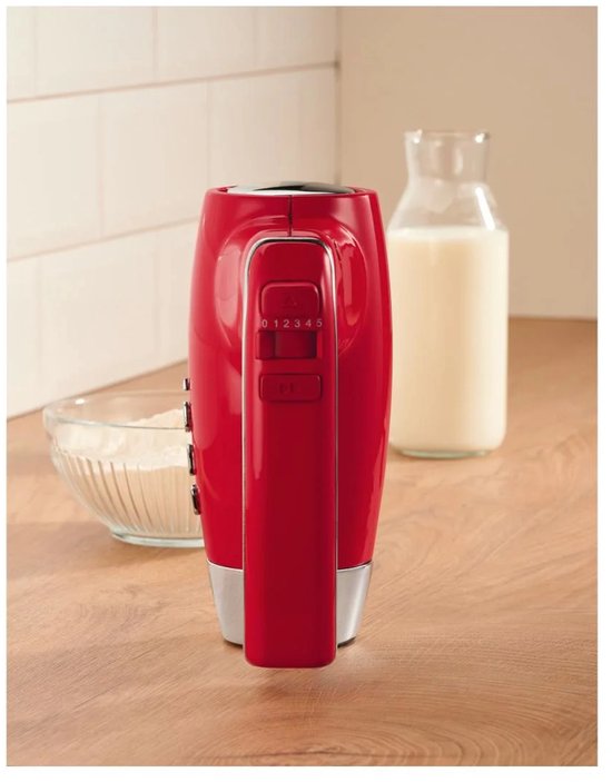 Silvercrest Handmixer - 400 W - Retro - Rood van SilverCrest — afbeelding 5