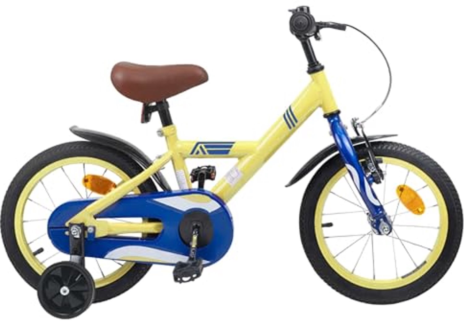 Kinderfiets 14 inch voor 3-5 jaar Geel
