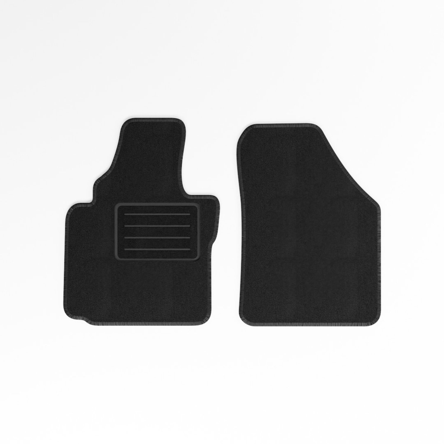 Mats4all | Naaldvilt automatten passend voor Volkswagen Caddy 2004-2010 voorset | Antislip | Met versterking | 4-delig | Automatten | Mattenset