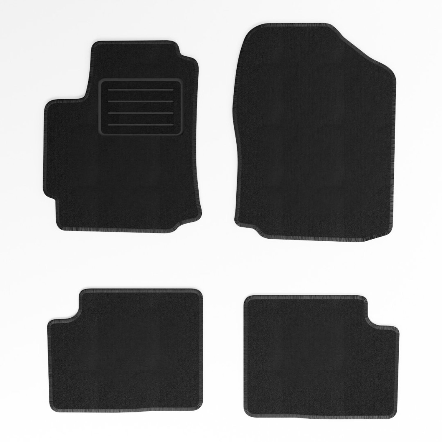 Mats4all | Naaldvilt automatten passend voor Daihatsu Sirion 2005-2015 | Antislip | Met versterking | 4-delig | Automatten | Mattenset