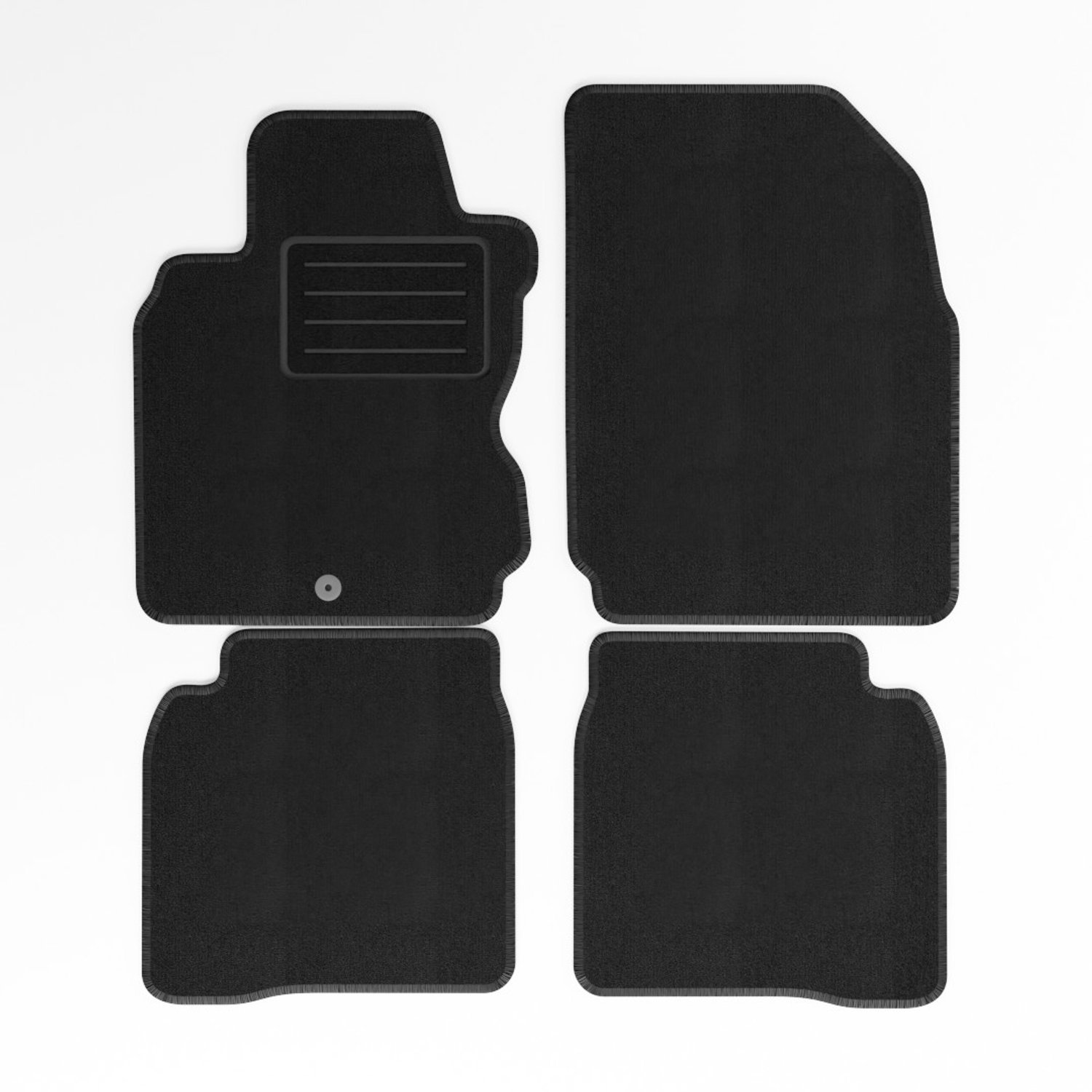 Mats4all | Naaldvilt automatten passend voor Nissan Note- 2006-2013 | Antislip | Met versterking | 4-delig | Automatten | Mattenset
