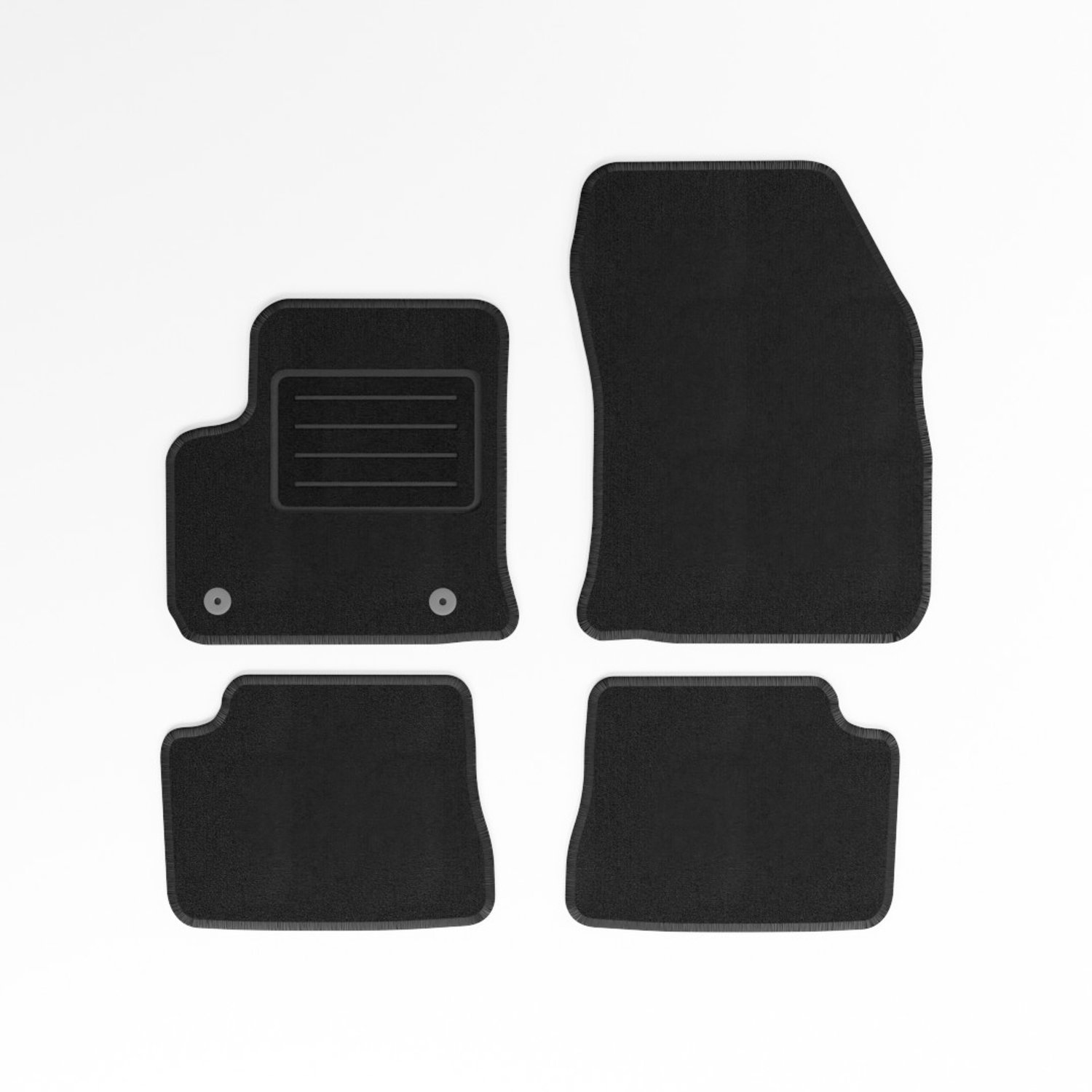 Mats4all | Naaldvilt automatten passend voor Opel Corsa Corsa-e 2020-> | Antislip | Met versterking | 4-delig | Automatten | Mattenset