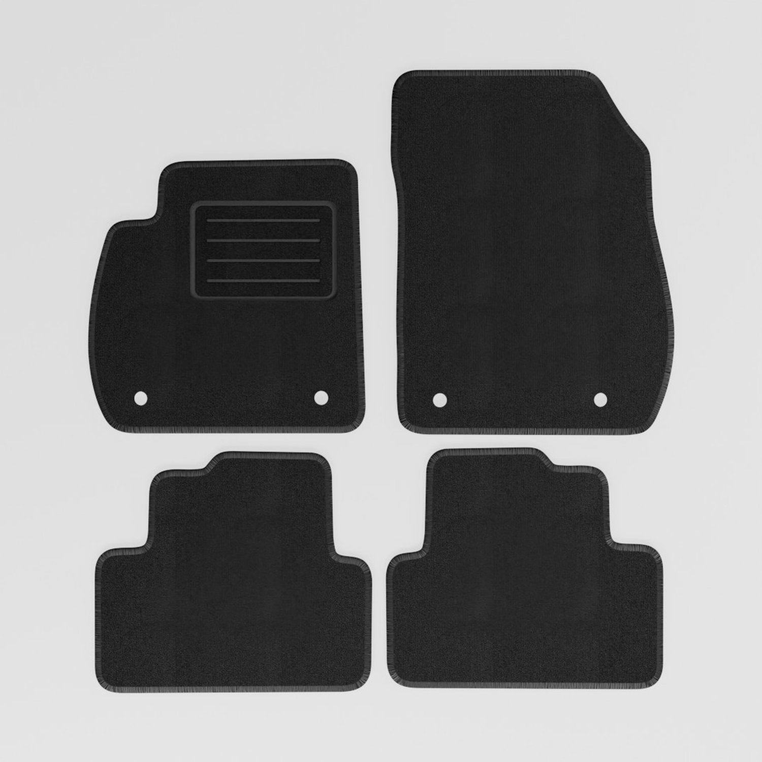 Mats4all | Naaldvilt automatten passend voor Opel Zafira C 2012-2019 5 personen | Antislip | Met versterking | 4-delig | Automatten | Mattenset
