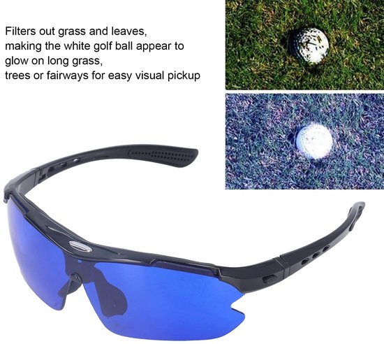 Golfballen Zoekbril met Blauwe Lenzen voor Golfers — afbeelding 5