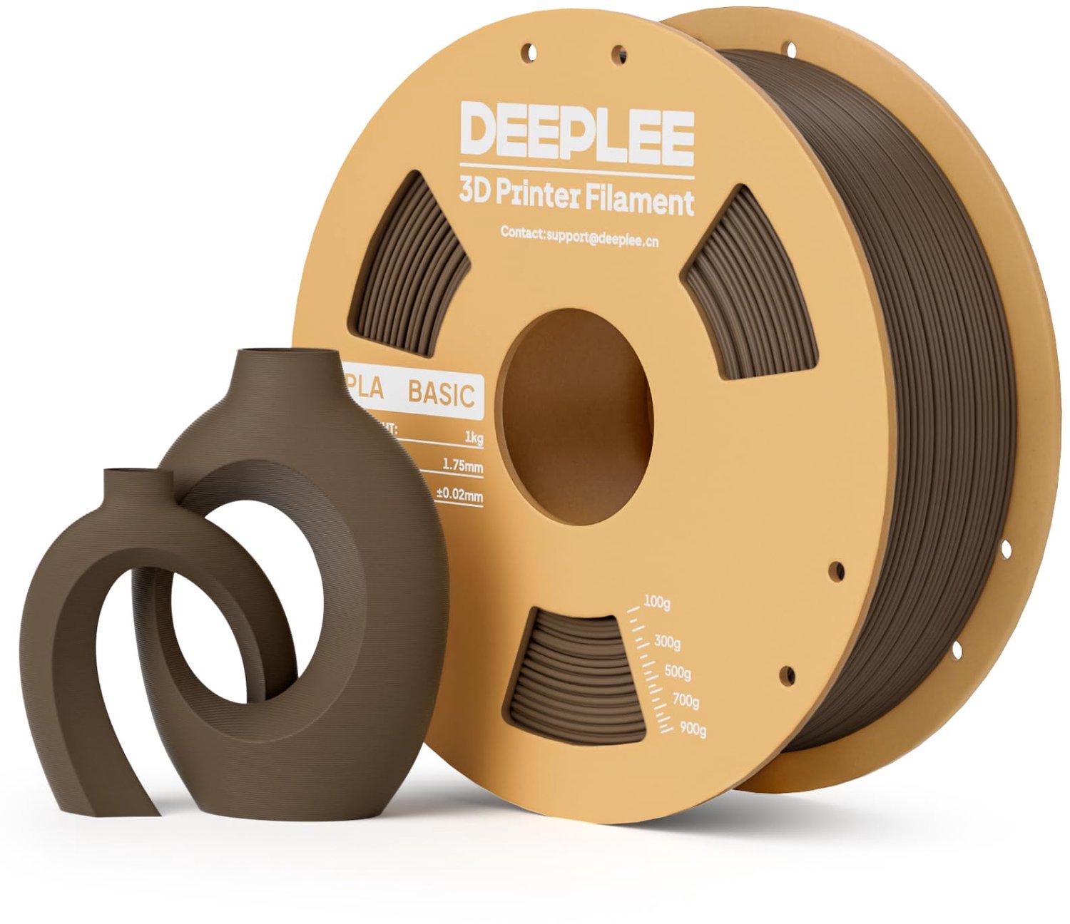 PLA Filament Basic Bruin 1.75mm 1kg voor 3D-printers