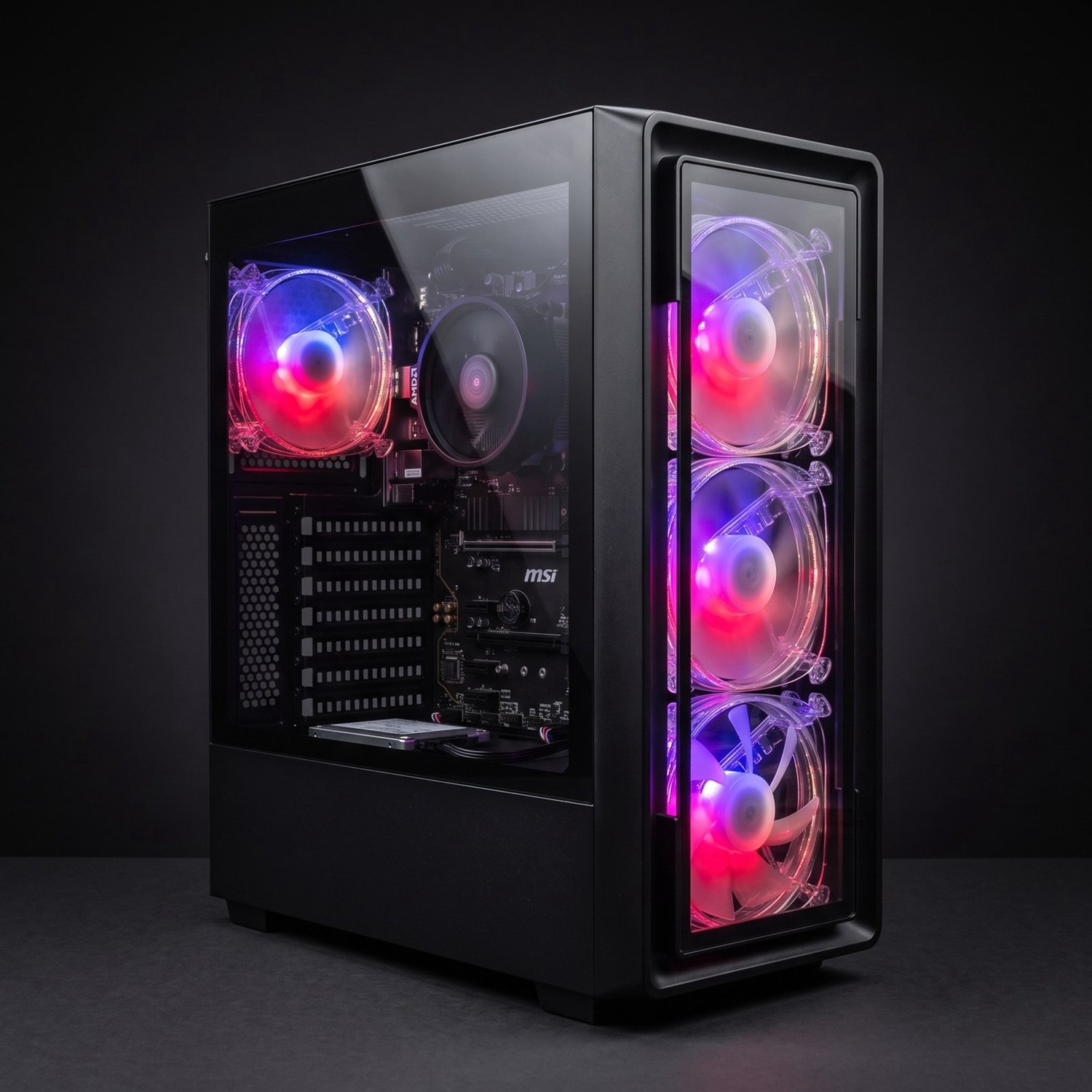 Replay PC - Gaming PC zwart - AMD Ryzen 5 3400G - 8GB RAM - 1TB
