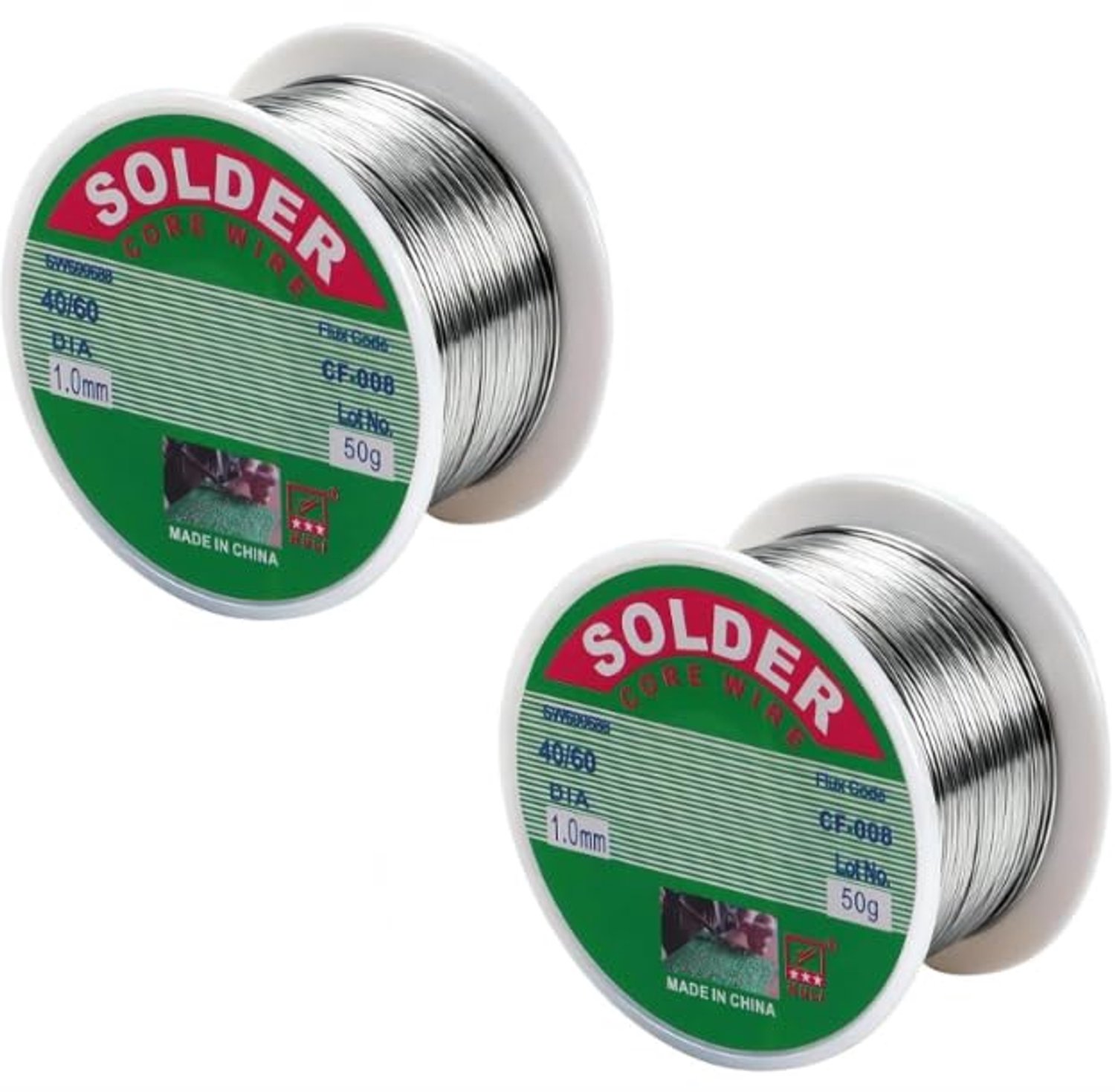 Soldeertin met Vloeimiddel, Loodvrije Soldeerdraad 1 mm