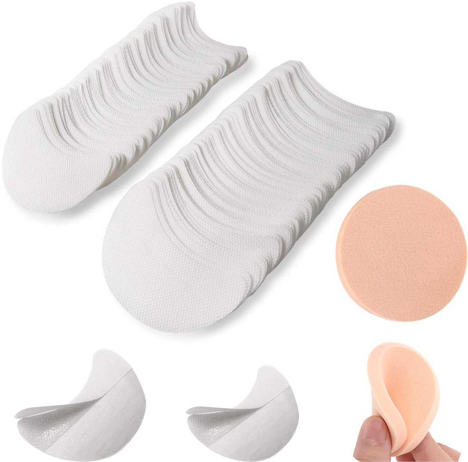 200 Stuks Oogschaduw Gel Pads voor Schoonmaak tijdens Make-up