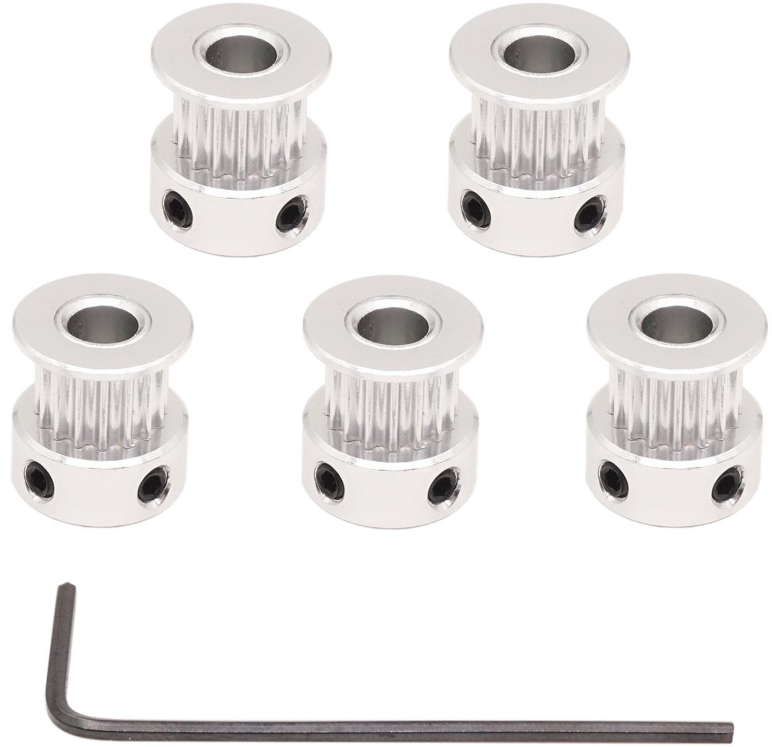 GT2 Timing Belt Pulley met 16 Tanden, 5mm Bore