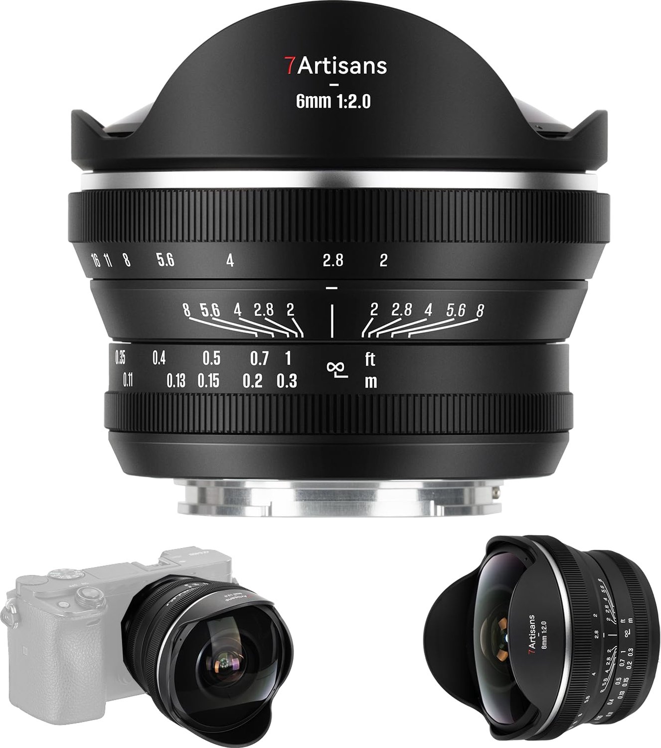 6mm F2.0 Fisheye Lens voor Canon R Mount
