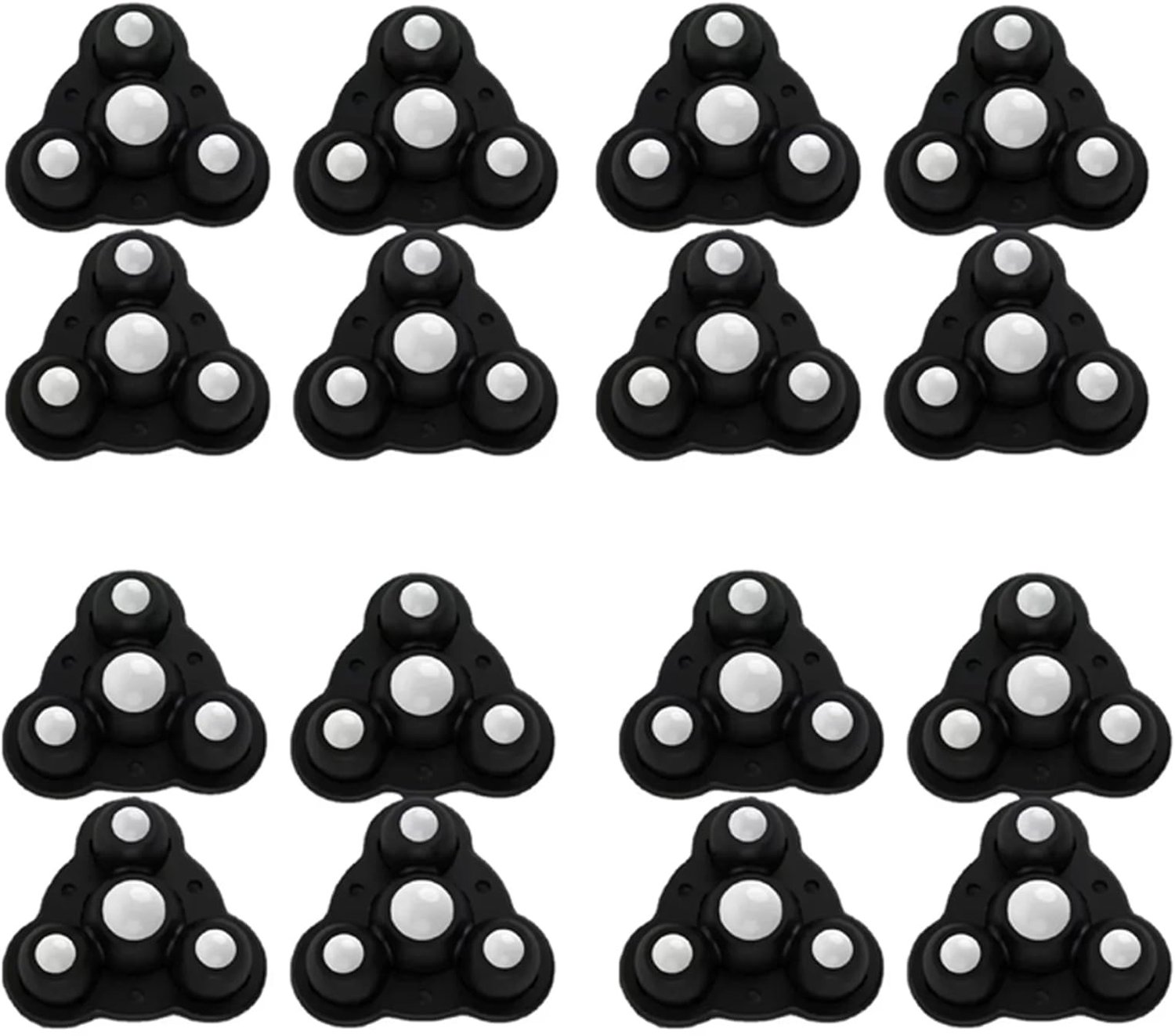 16 Stuks Draaibare Zelfklevende Wielen voor Meubels