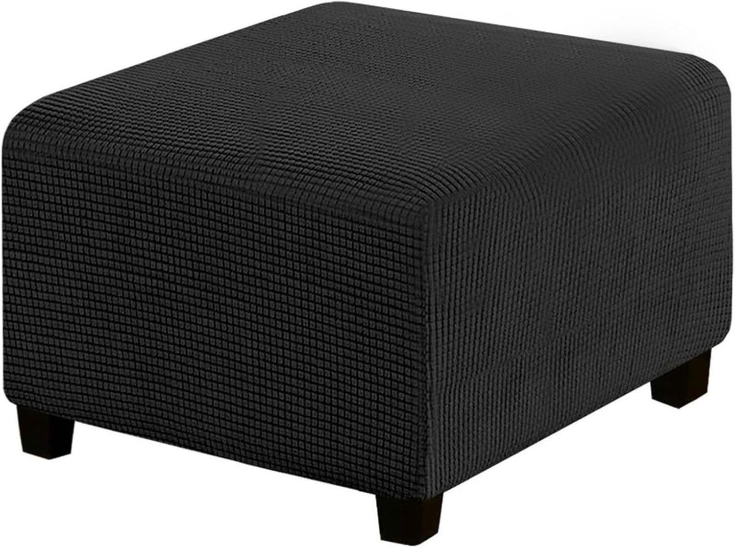 Stretch Jacquard Hoofdkussen Cover voor Voetenbank