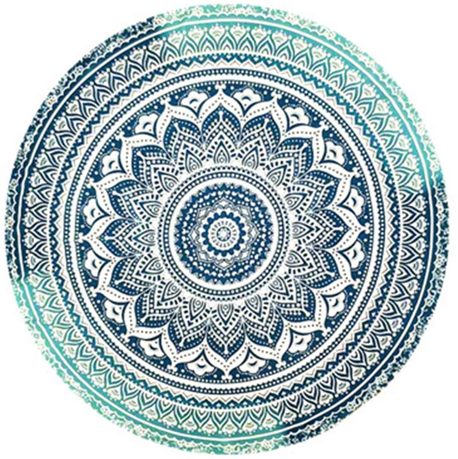 Boho Strandlaken - Mandala Ronde Yoga Mat en Picknickdeken