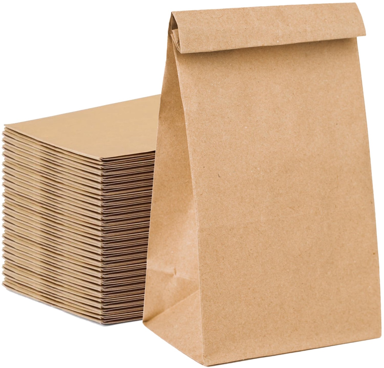 50 Stuks Extra Sterke Kraftpapieren Zakjes 21 x 14 cm