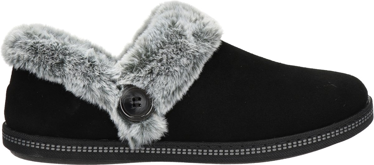Skechers Cozy Campfire dames pantoffels - Zwart - Maat 38