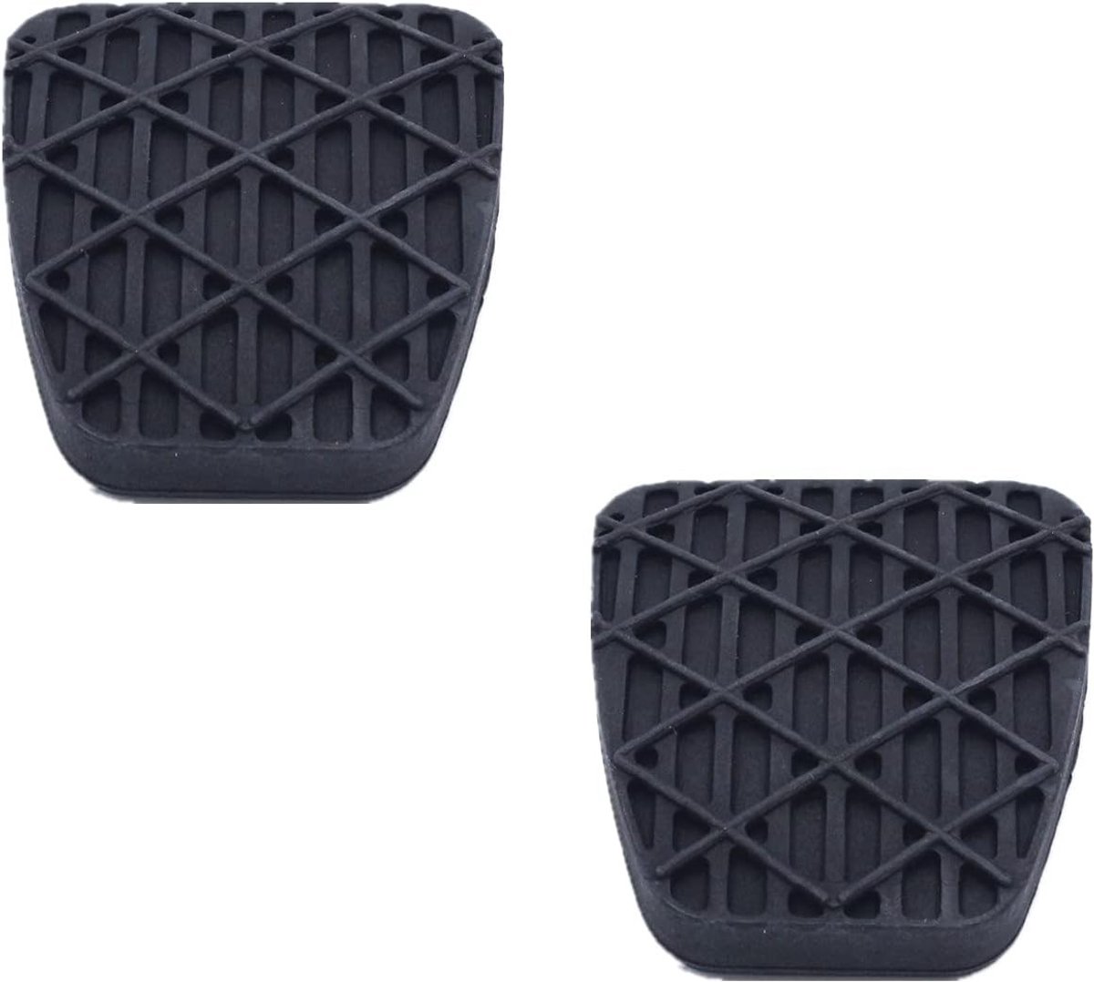 2 x Rubber Pedal Pad voor Koppeling en Rem, Geschikt voor Diverse Auto's, Duurzaam en Slijtvast