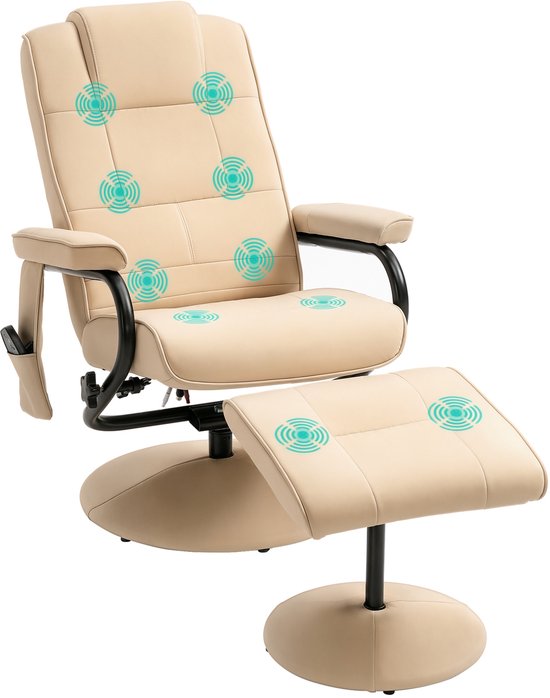 HOMCOM Draaibare Massagestoel met Afstandsbediening - HOMCOM - €194,90