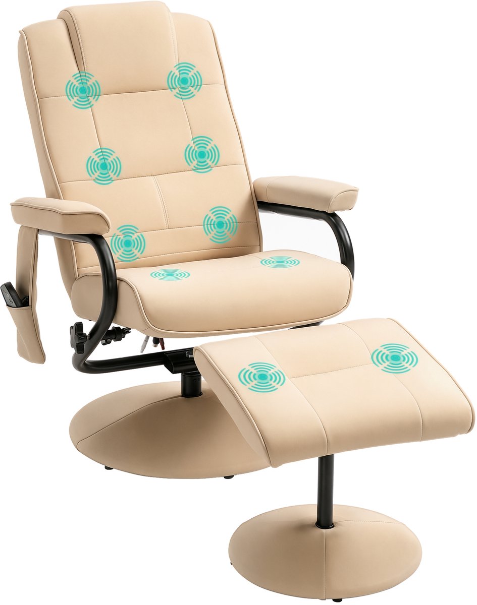 HOMCOM Draaibare Massagestoel met Afstandsbediening - HOMCOM - €194,90