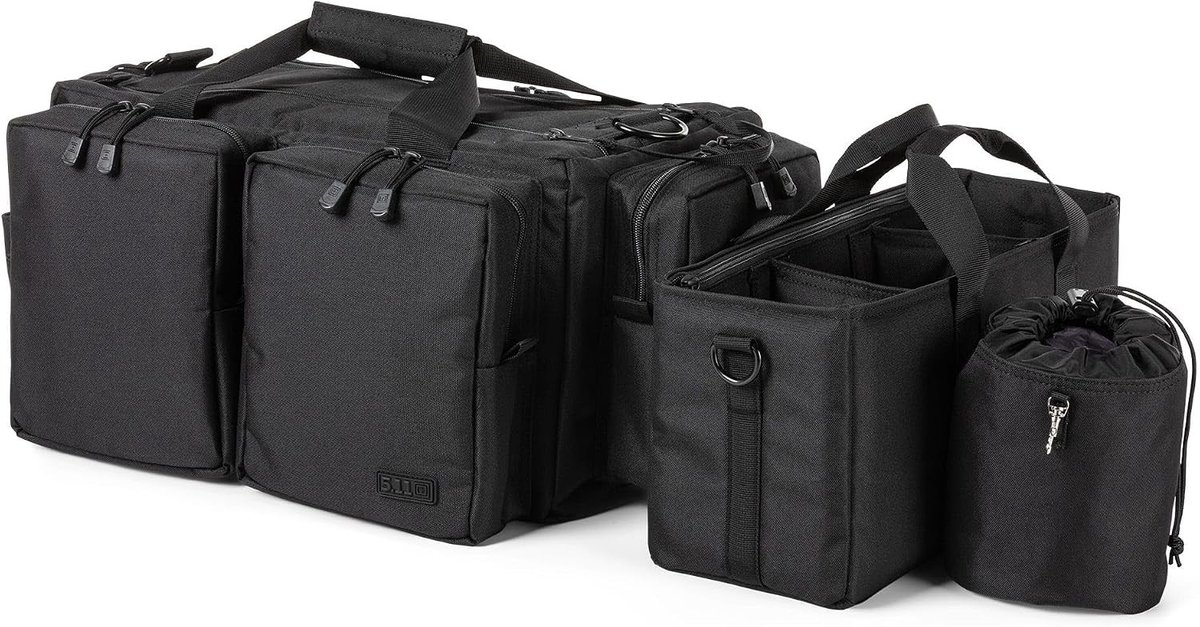 Pistoolkoffer - Zwart - 43L - 600D Polyester - Unisex Range Ready Tas