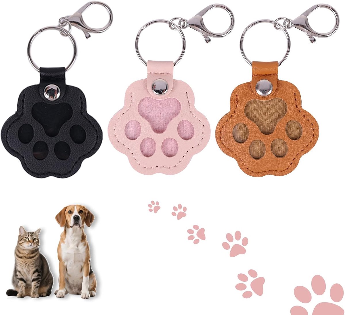 Huisdieraccessoire - Set van 3 - Leer