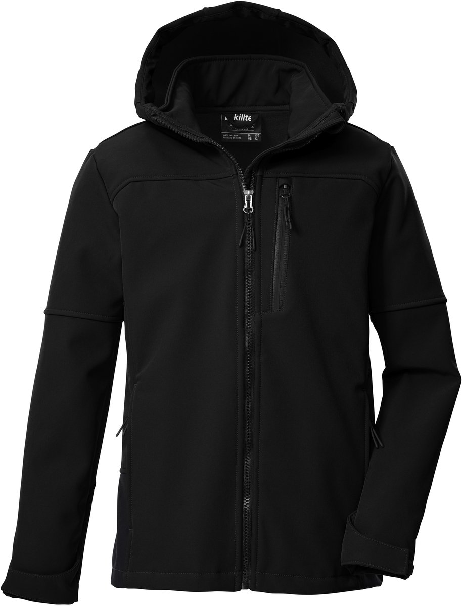Killtec KOS 369 Men Softshell Jacket Softshell Heren Zwart