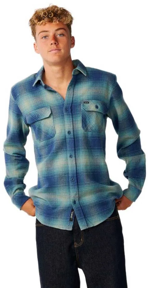 Rip Curl Classic Surf Count Flannel - Light Navy