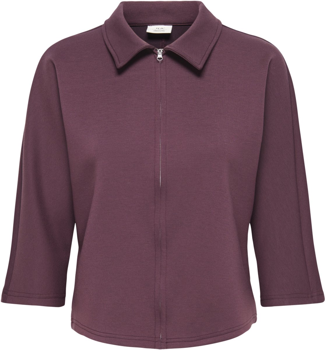 Jacqueline de Yong Vest Jdyfrankie Life 3/4 Full Zip Top Jr 15379877 Sassafras Dames Maat - L