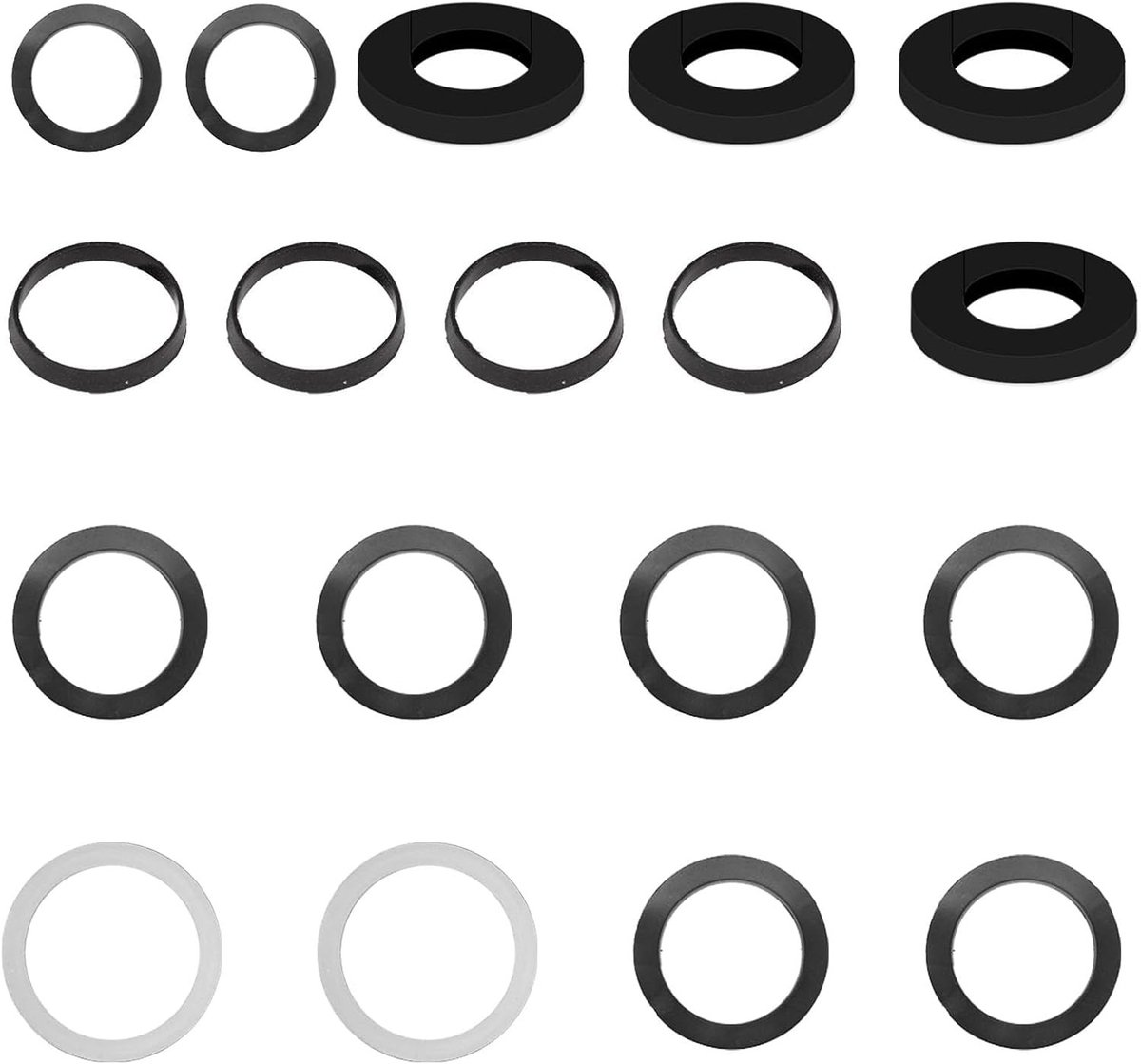 Afvoerafdichting voor Plastic Sifon, 1 1/2 Inch x 40/50mm, Waterdichte Sifonafdichting, Keukenafvoer, Sanitairaccessoires