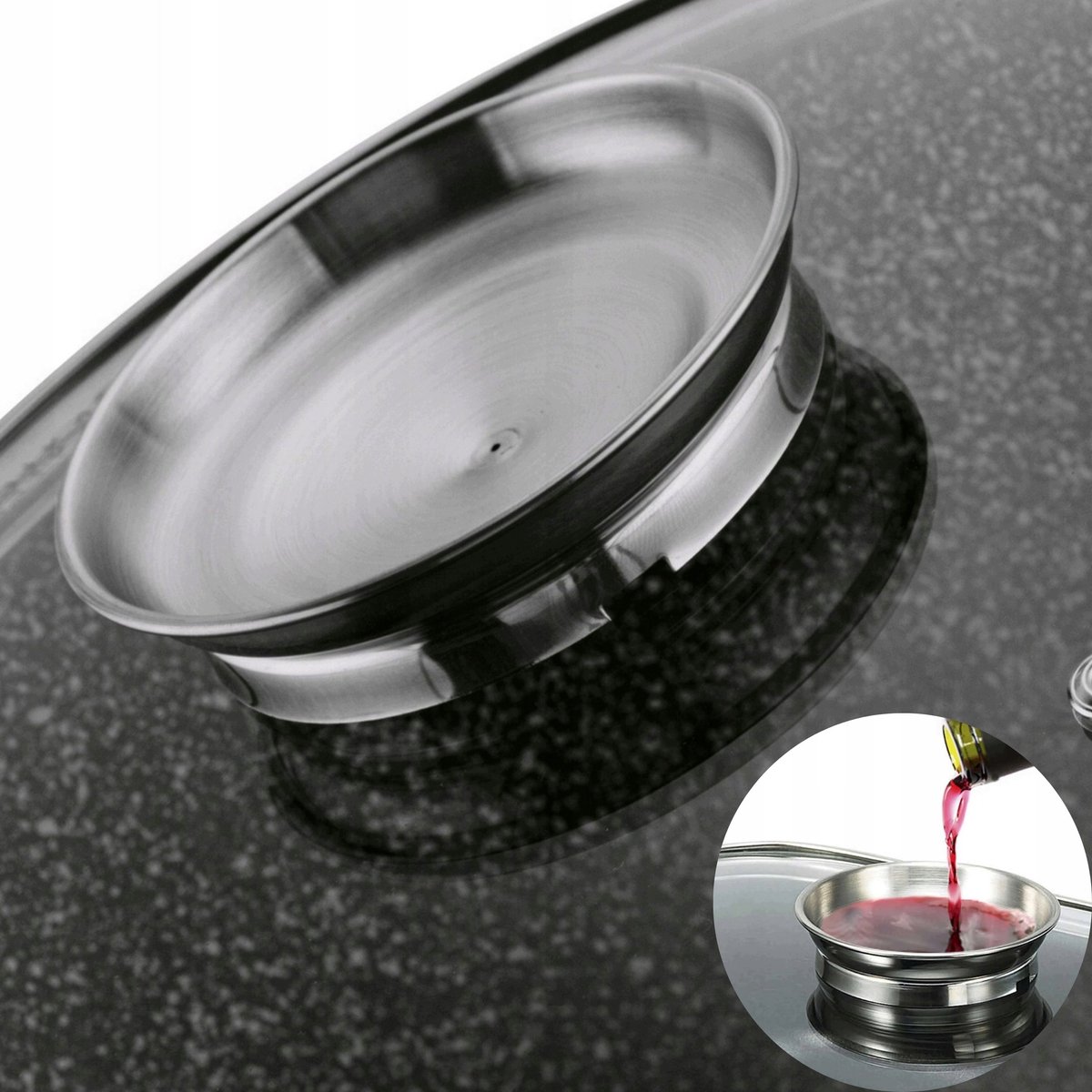 Hoogwaardige Marmite Pan 5L - Antiaanbaklaag, Inductie Geschikt
