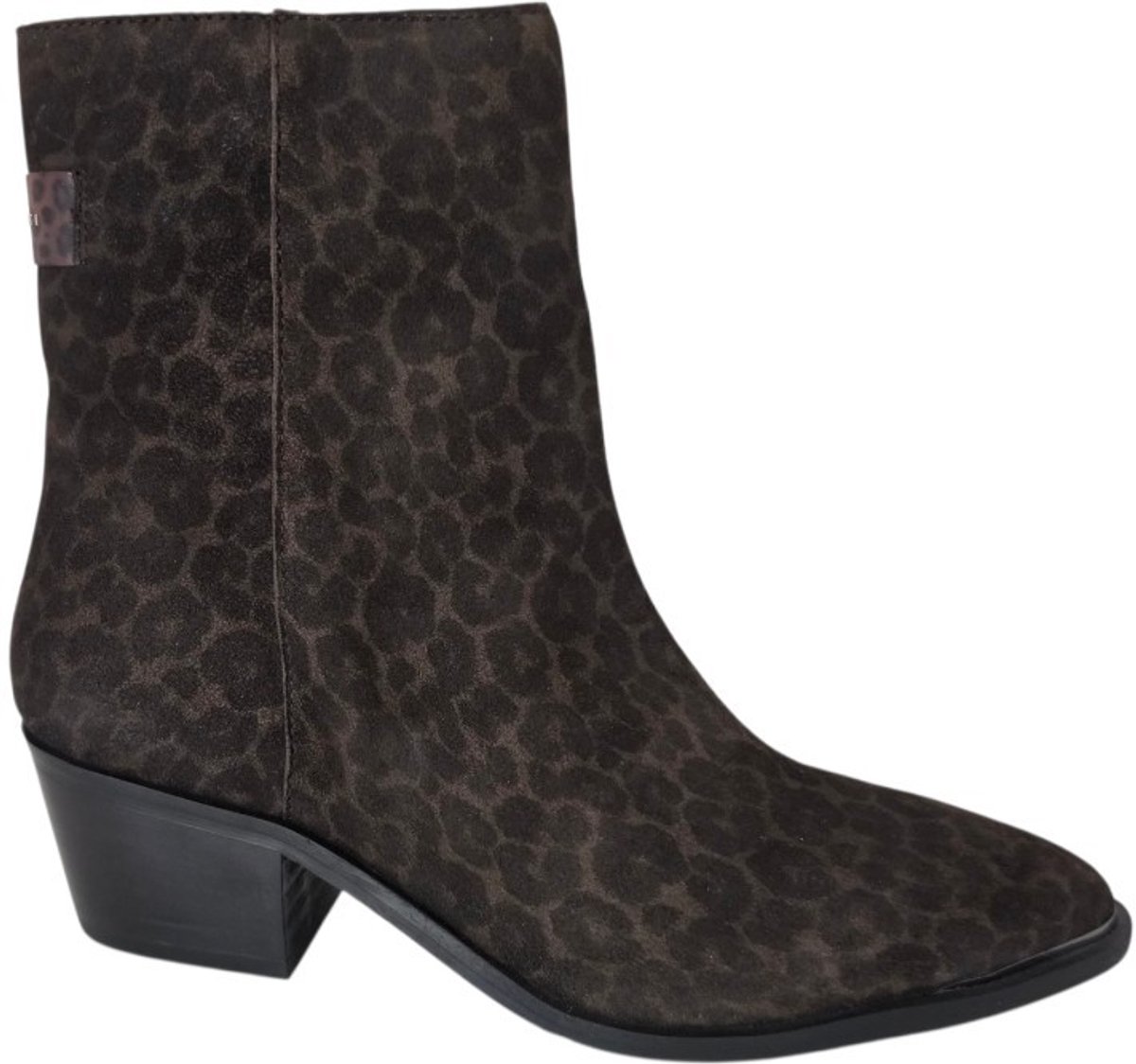Maruti Maria Enkellaarsjes - Enkelboots met rits - Dames - Bruin - Maat 38