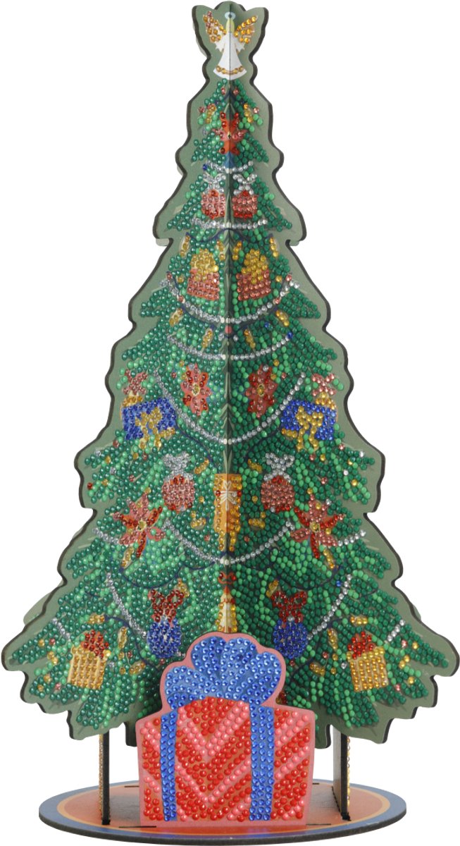 Diamond Painting pakket 3D Kerstboom 25 cm x 15 cm