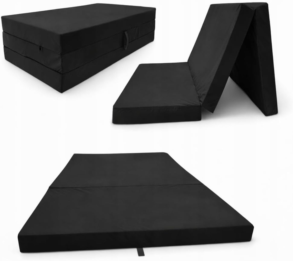 DYVNS® Vouwmatras - Vouwbed - Logeerbed Opvouwbaar - Zwart
