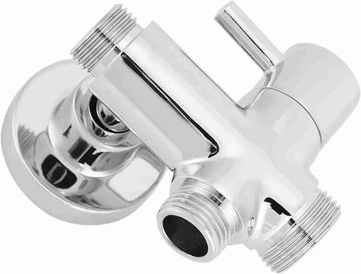 Douchesteun met Galvanische Afwerking, Koper Materiaal, G1/2" Aansluiting, Muurbevestiging en Accessoires voor Badkamer