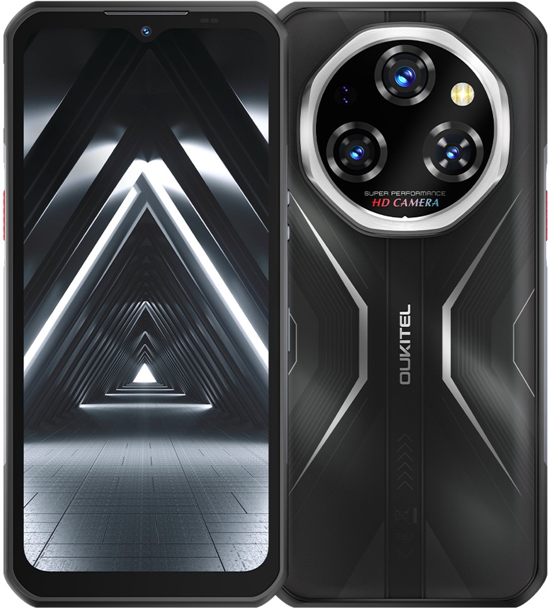 OUKITEL WP55 Outdoor Smartphone 36GB RAM-256GB ROM-11000mAh batterij-108MP Camera-6.6 inch FHD-5G