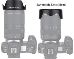 Verstelbare zonnekap voor Canon RF 24-240mm f/4-6.3 IS USM - Bescherming, Schaduw en Verbeterde Beeldkwaliteit voor DSLR Fotografie