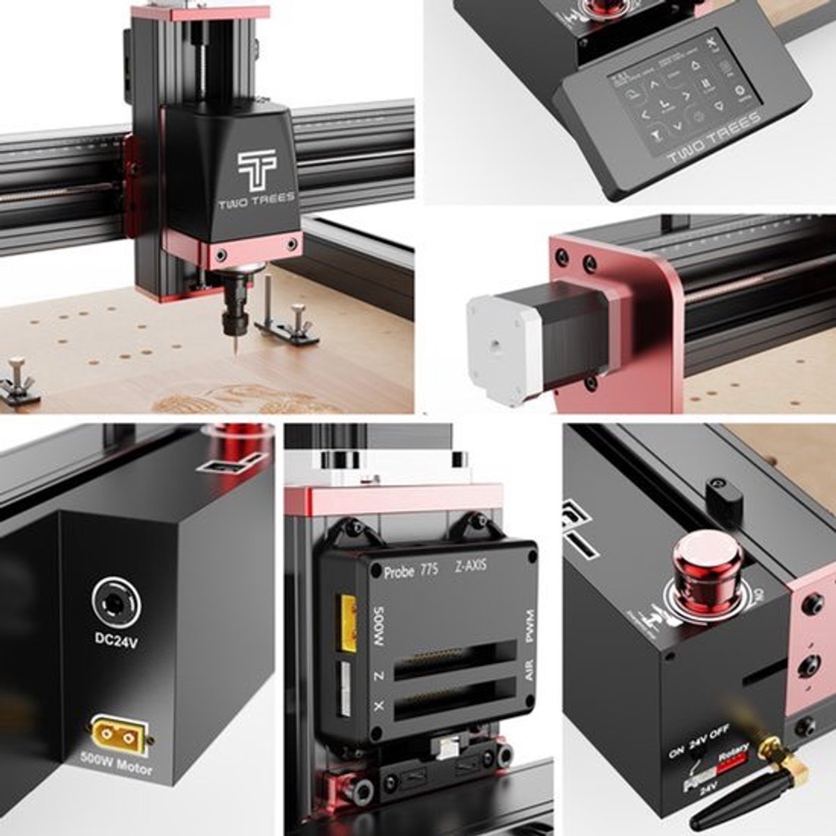 CNC Graveermachine TTC450 Pro - 120W Vermogen - 765x750x230 mm Grootte - Metaal Hout Acryl Graveren - Router Machine