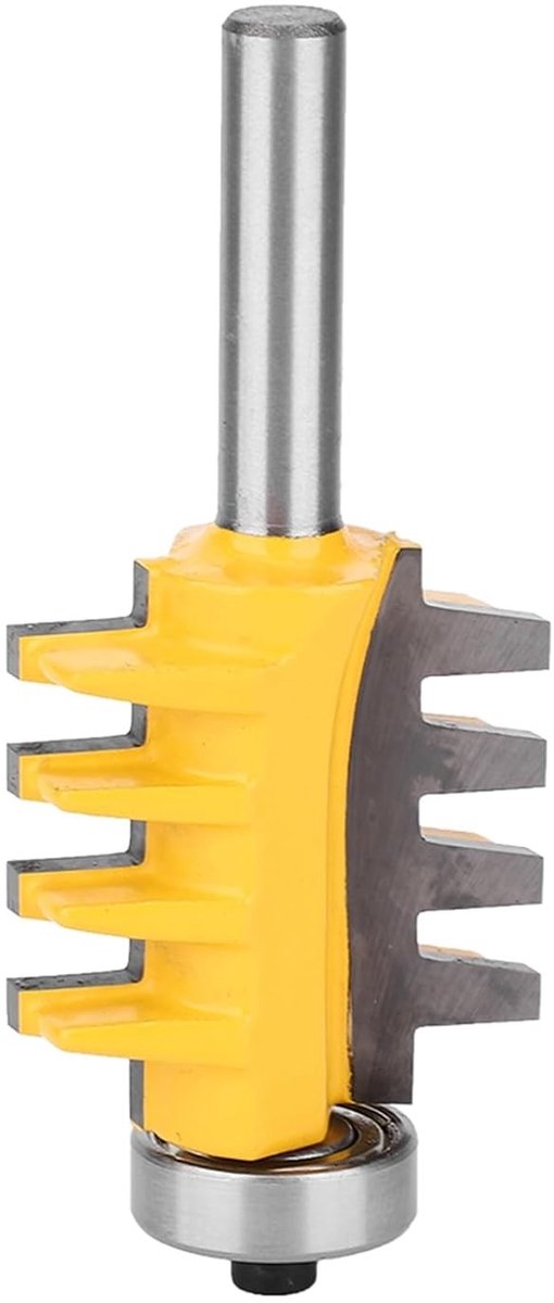 Professionele 8mm Schacht Vingerverbinder Frees voor Houtbewerking - Ideaal voor Lades en Meubels, Geschikt voor Vakmensen en Hobbyisten