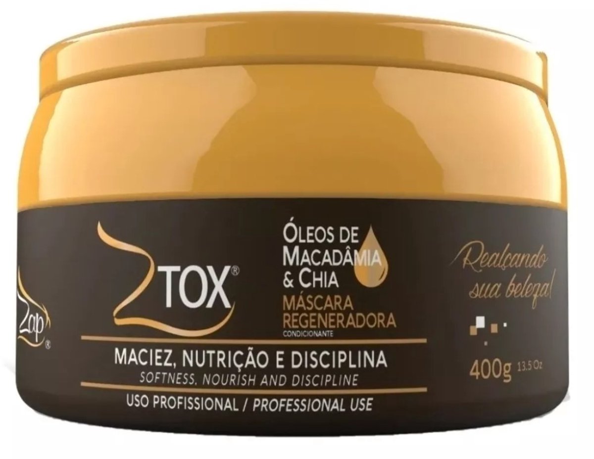 ZAP ZTOX Regenererend Masker Macadamia & Chia 400 g