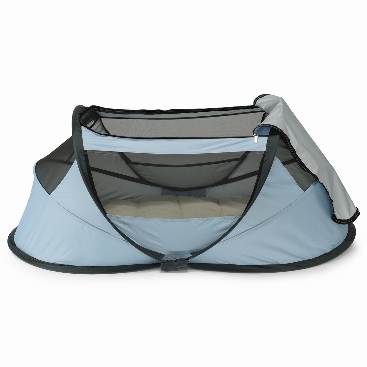 Bol.com Deryan BabyBox Campingbedje - baby tentje - Blue aanbieding